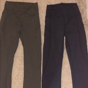 Lululemon leggings! Barley worn. 32$ each.